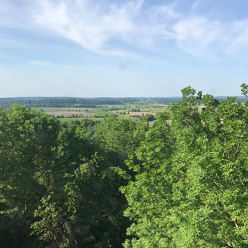 Ausblick vom Versorgungsturm