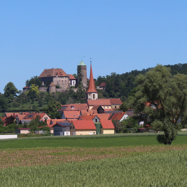 Blick auf Colmberg