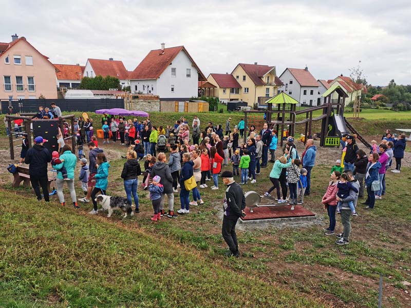 Viel los bei der Einweihung