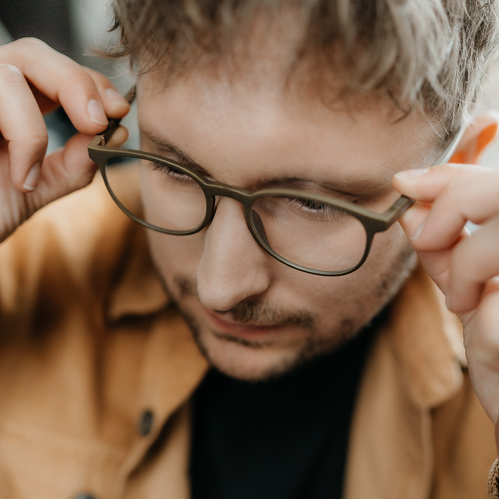 Braune Brille von FRAYme 