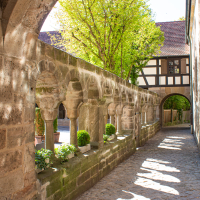 Der Kreuzgang in Feuchtwangen