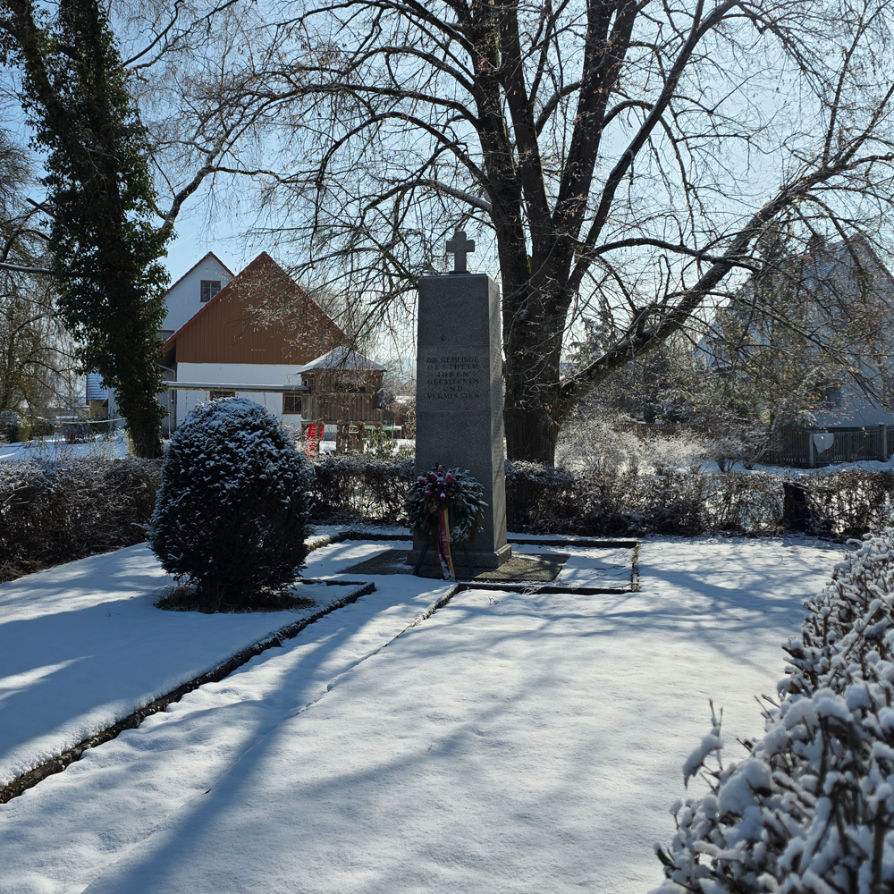 Winter in Oestheim: Andenken in wei&szlig;