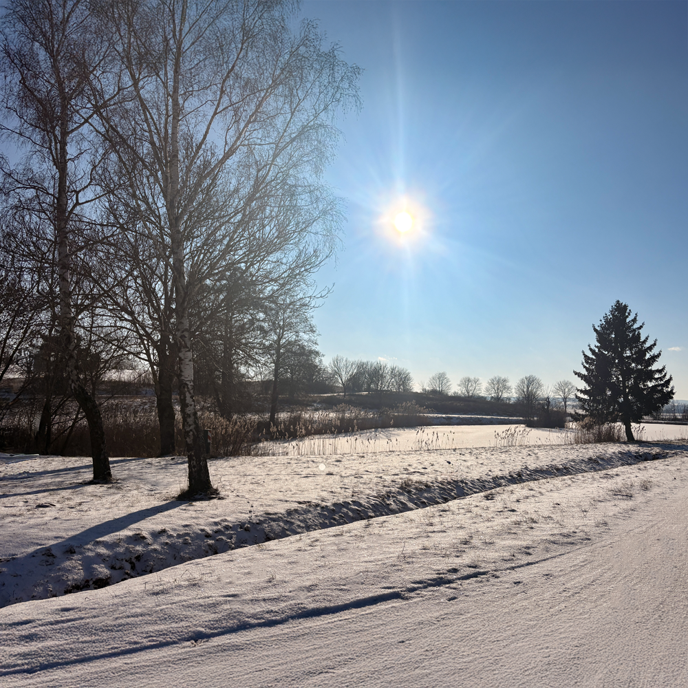 Winter am Golfplatz Colmberg © LAG Region an der Romantischen Straße e. V.